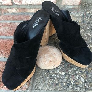 Illy by Charles David black suede, size 9